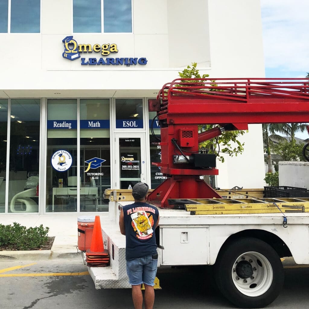 building signage and installation