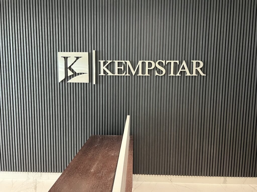 brushed metal reception lobby channel letter signs (17)