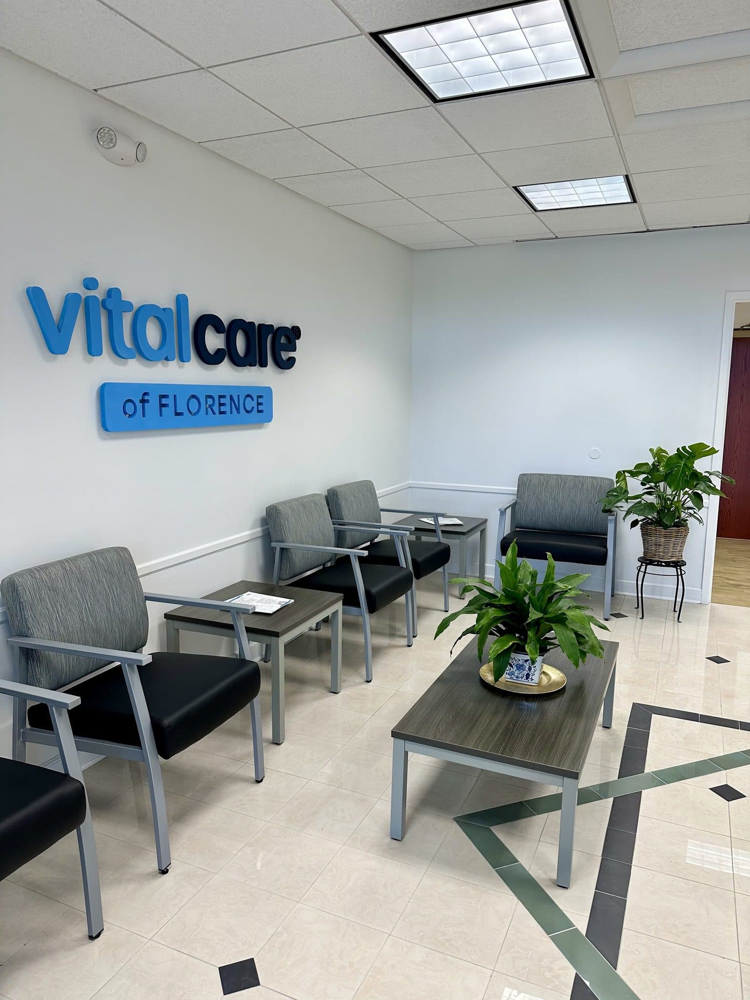 Pvc routed 3d waiting room sign